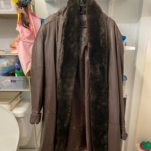 D.A.N.Y Leather coat